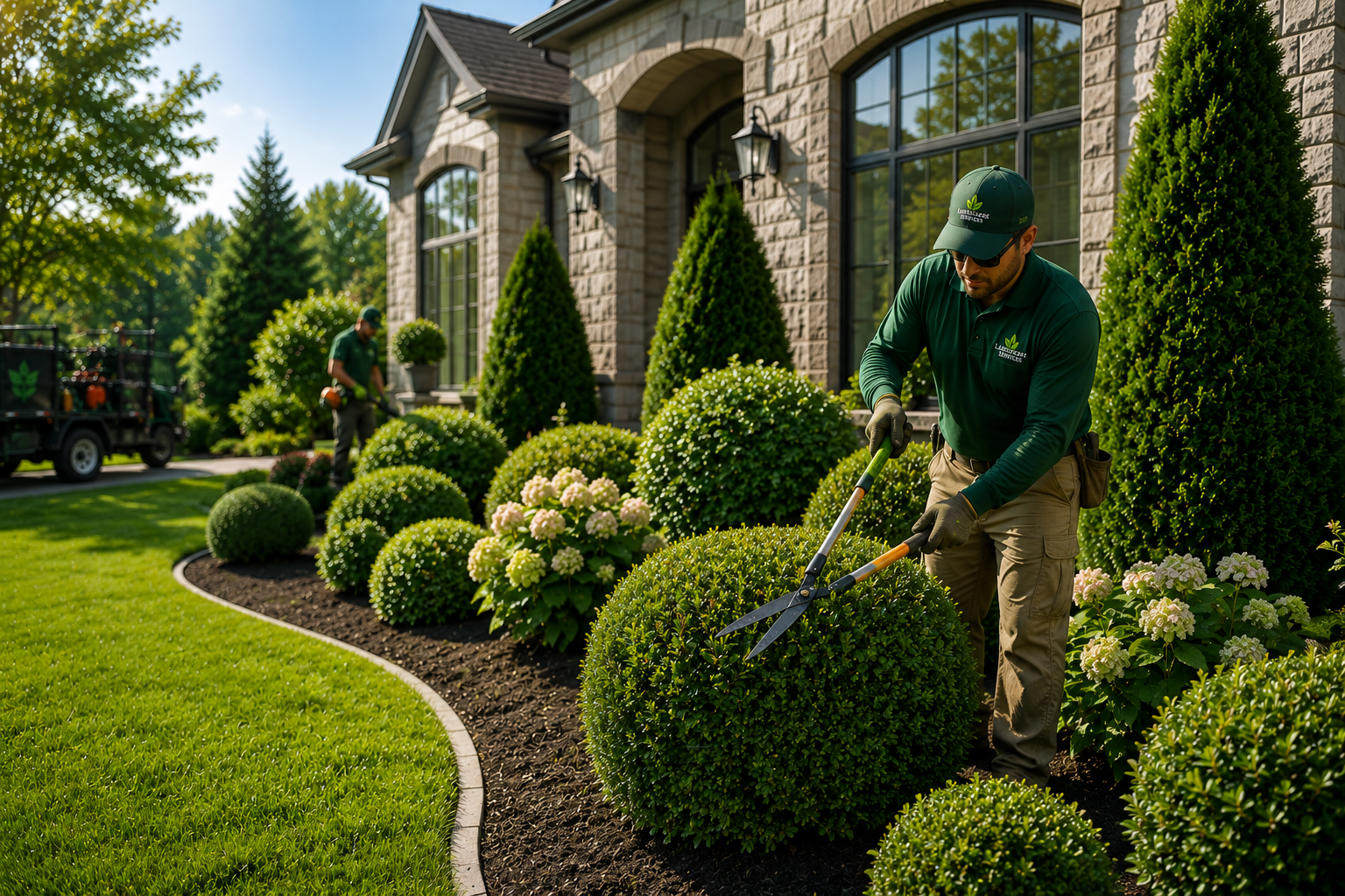 Professional Shrub Pruning or Trimming